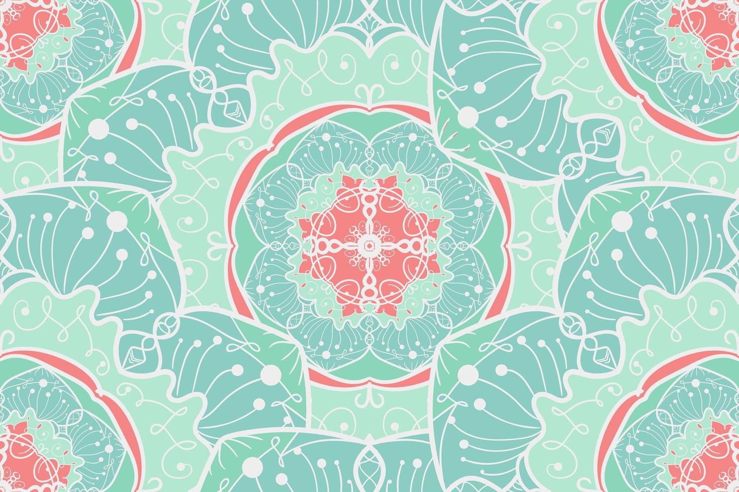 Mandala Seamless Pattern vector