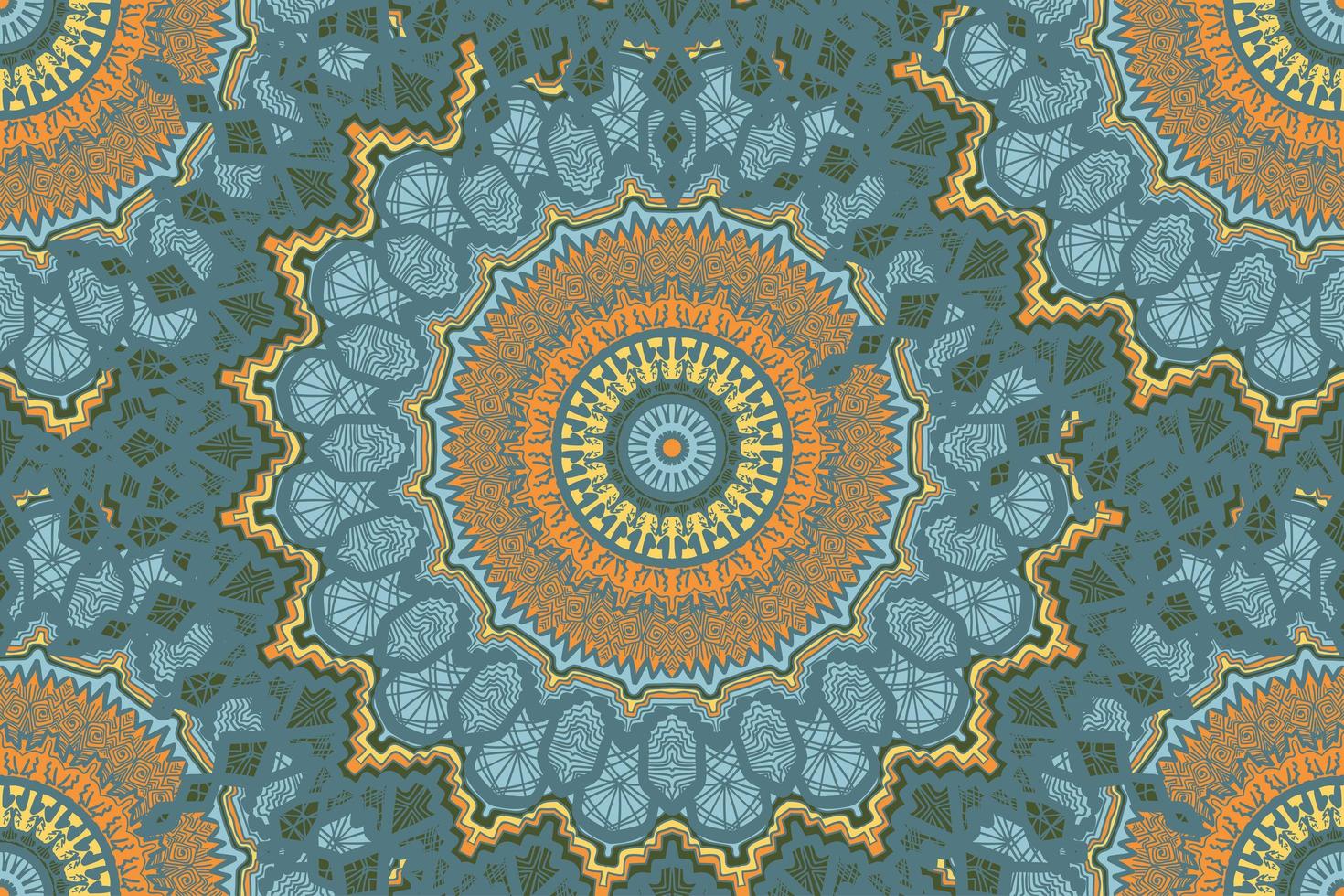 Mandala Seamless Pattern vector