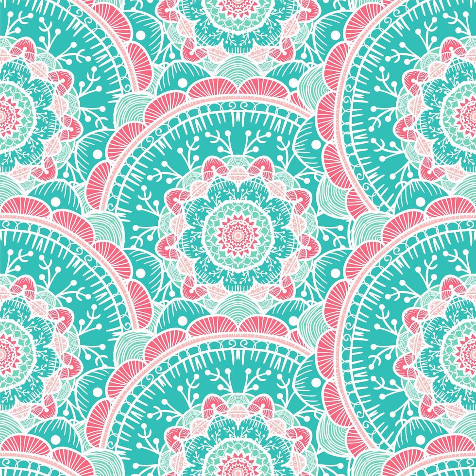 Mandala Seamless Pattern vector