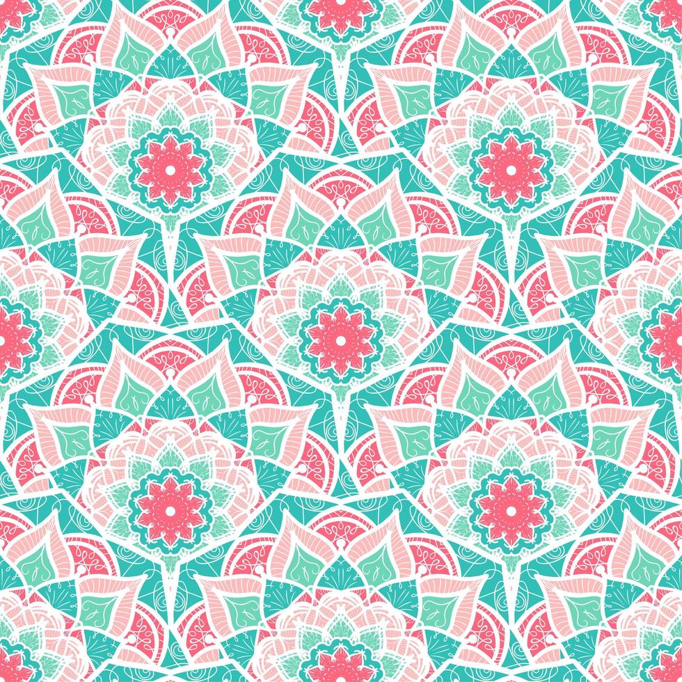 Mandala Seamless Pattern vector