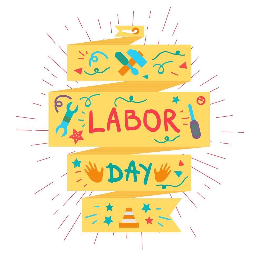 Labor Day. 1 May vector