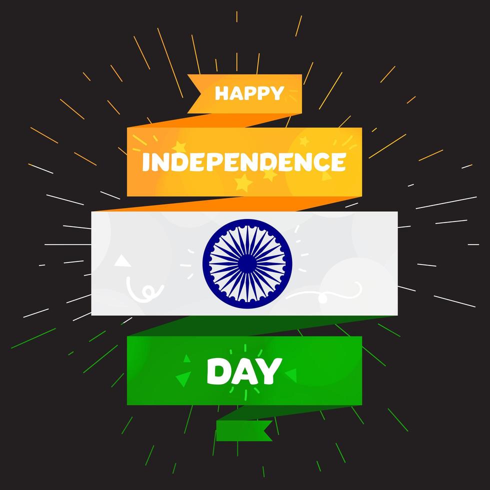 Happy Independence day vector
