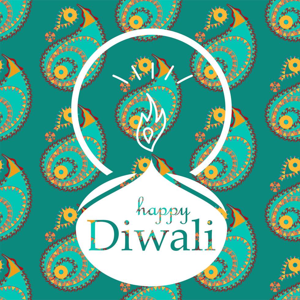 Happy Diwali Celebration Banner vector