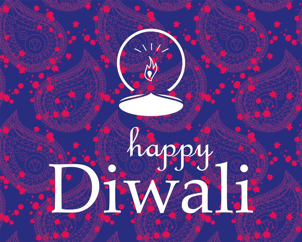 Happy Diwali Celebration Banner vector