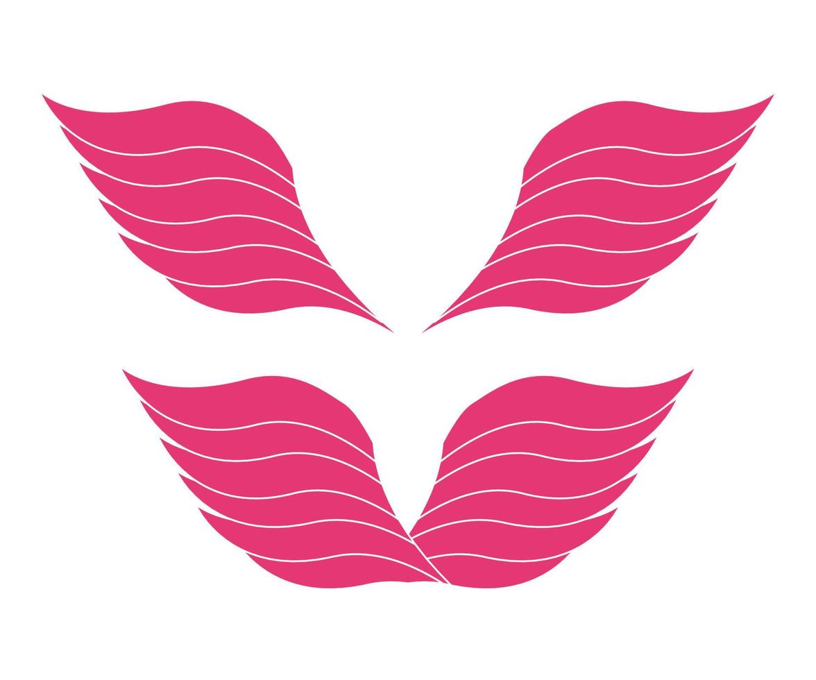 wing character illustration vector