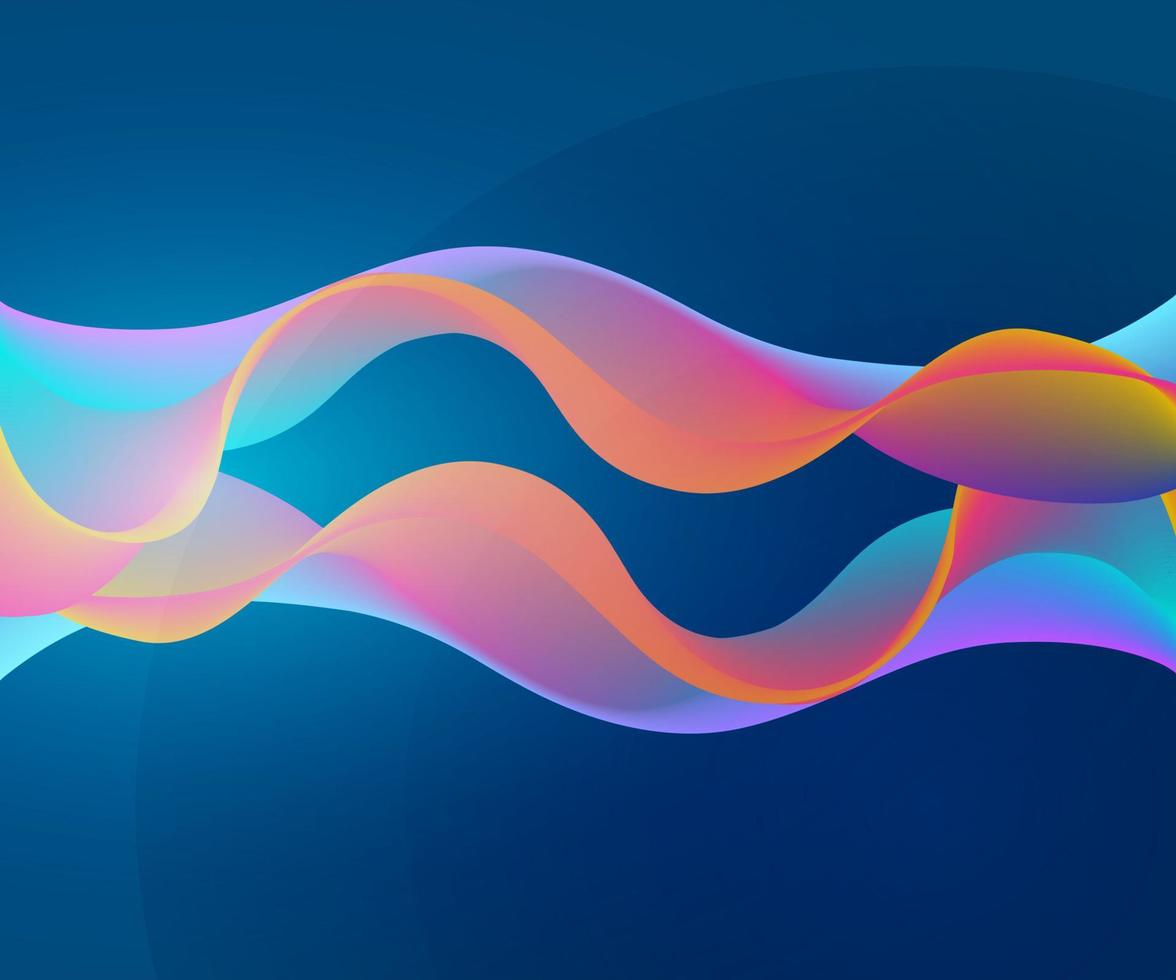 bright blue background smoke wave vector