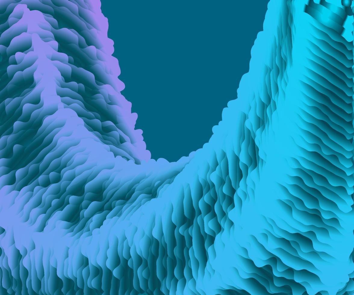 snowflake wave background vector