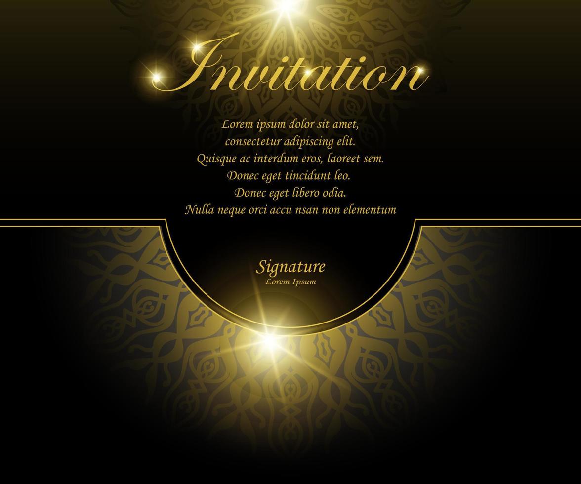 luxury mandala background invitation 4450781 Vector Art at Vecteezy