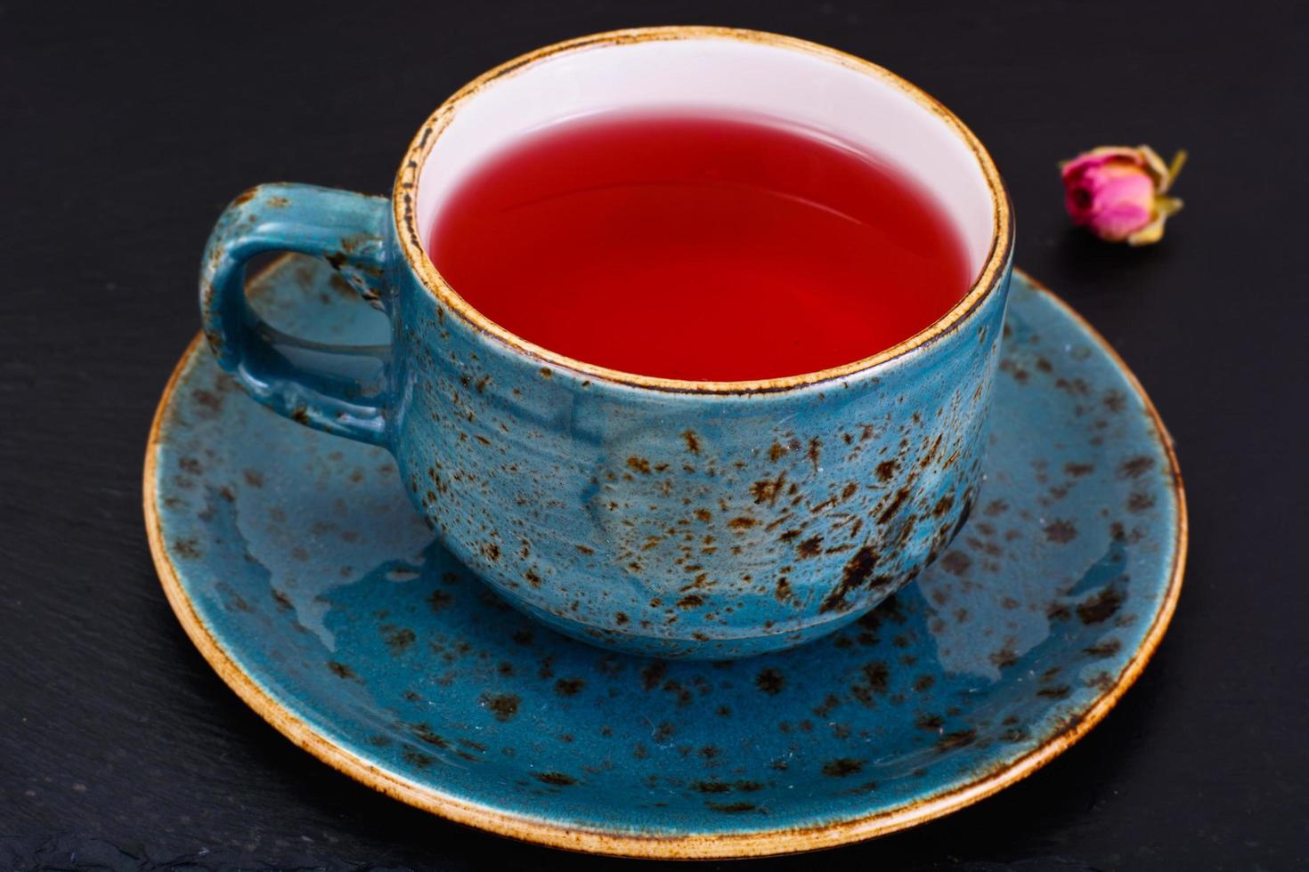 Red Tea in Beautiful Cup photo