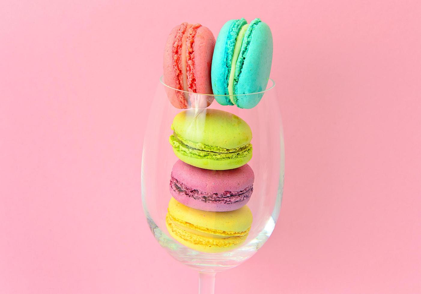 Sweet and Colourful French Macaroons photo