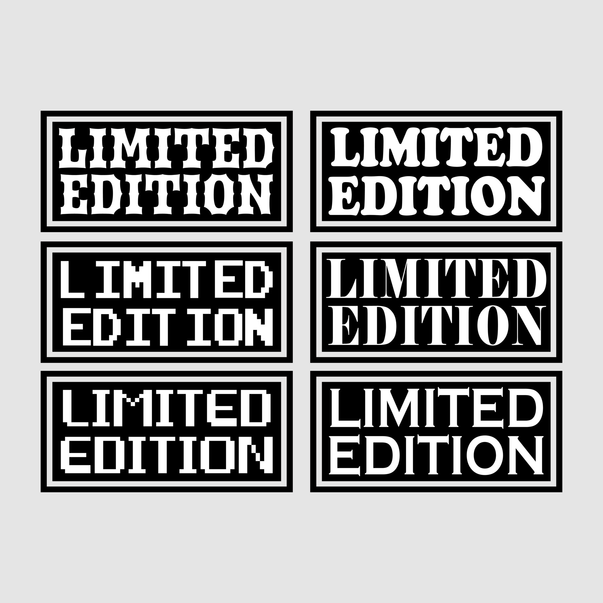 limited-edition-word-design-for-sticker-4452644-vector-art-at-vecteezy
