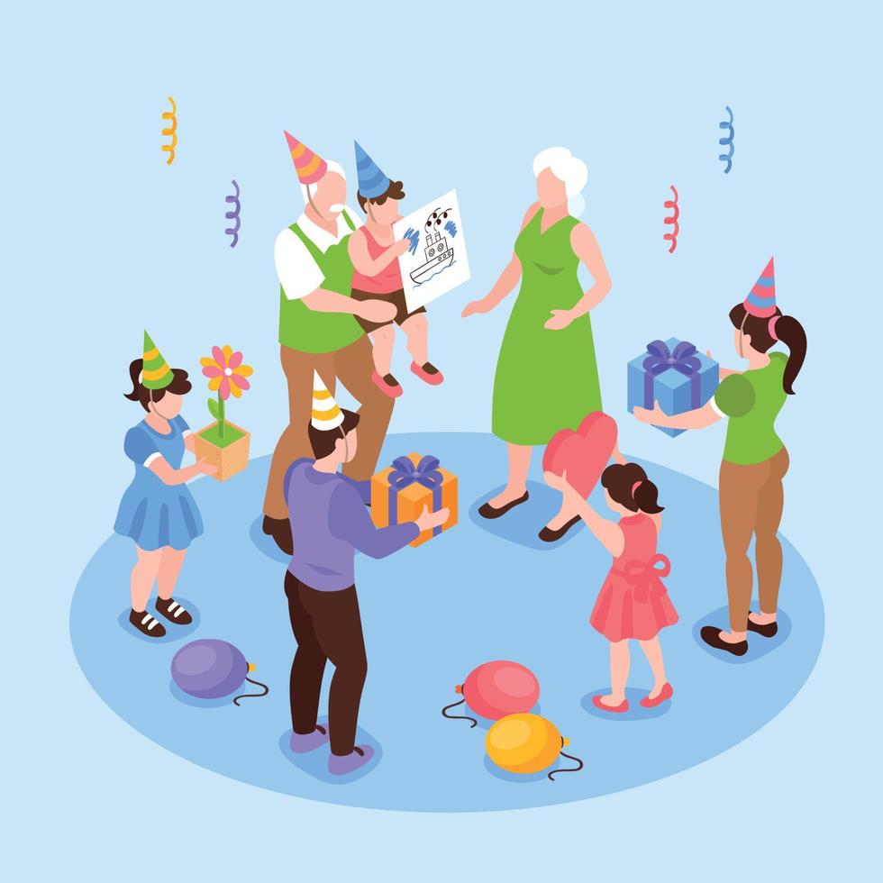 Birthday Congratulation Concept vector