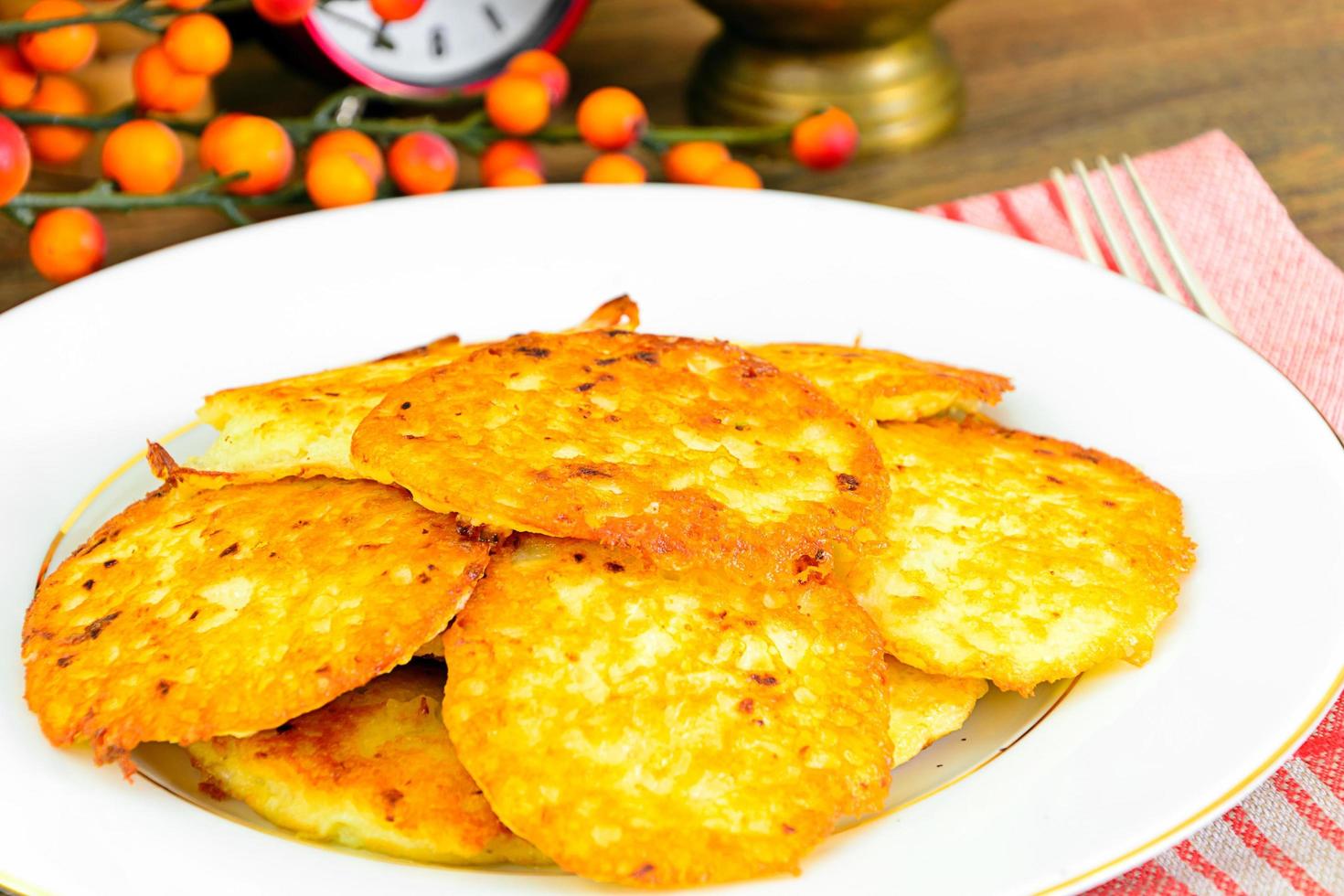 Fried Potato Pancakes. Belarusian and German Cuisine photo