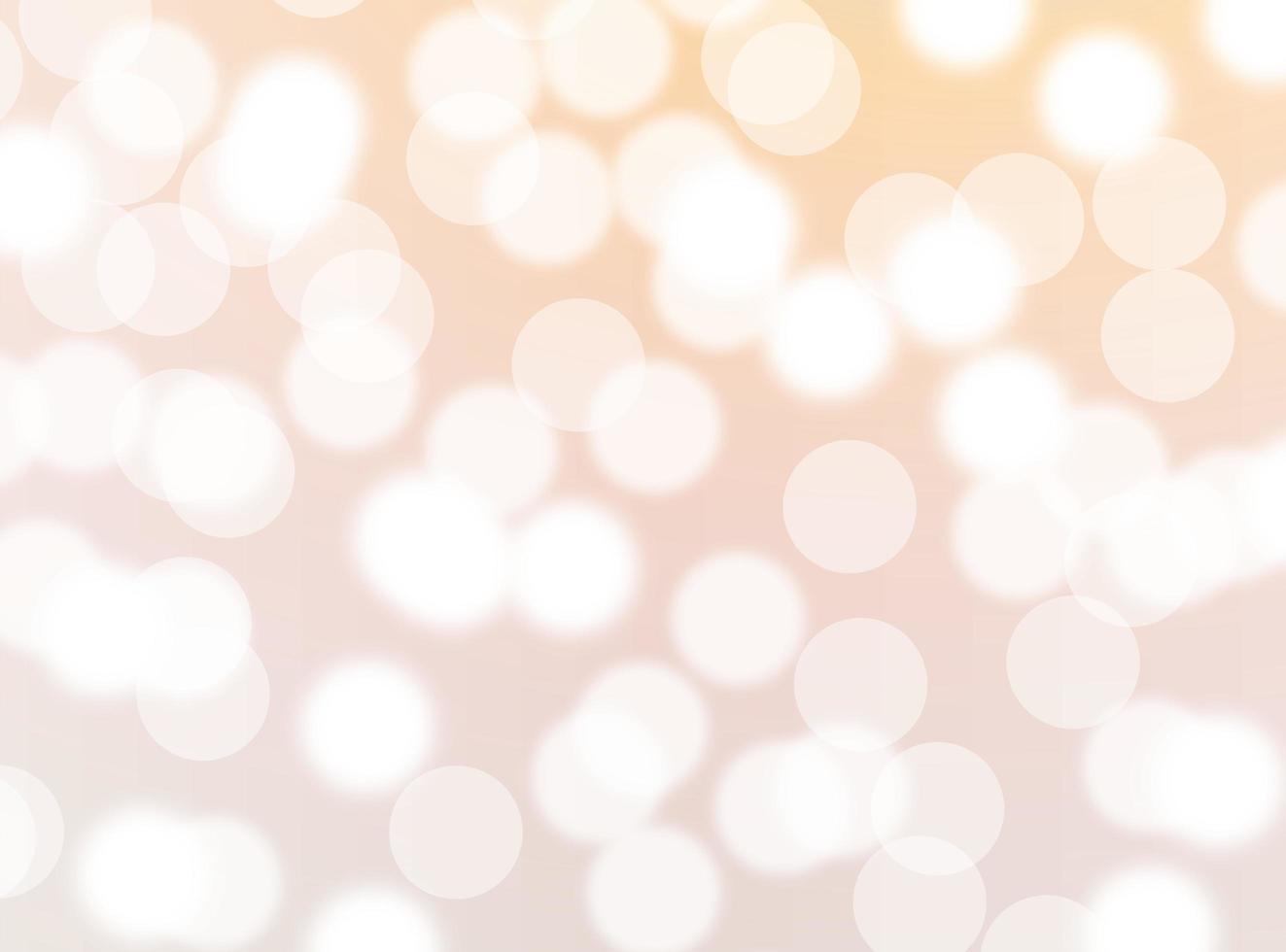 Gold and white. Bokeh colorful glows sparkle beautiful On orange background . Valentines Day concept. New year day photo