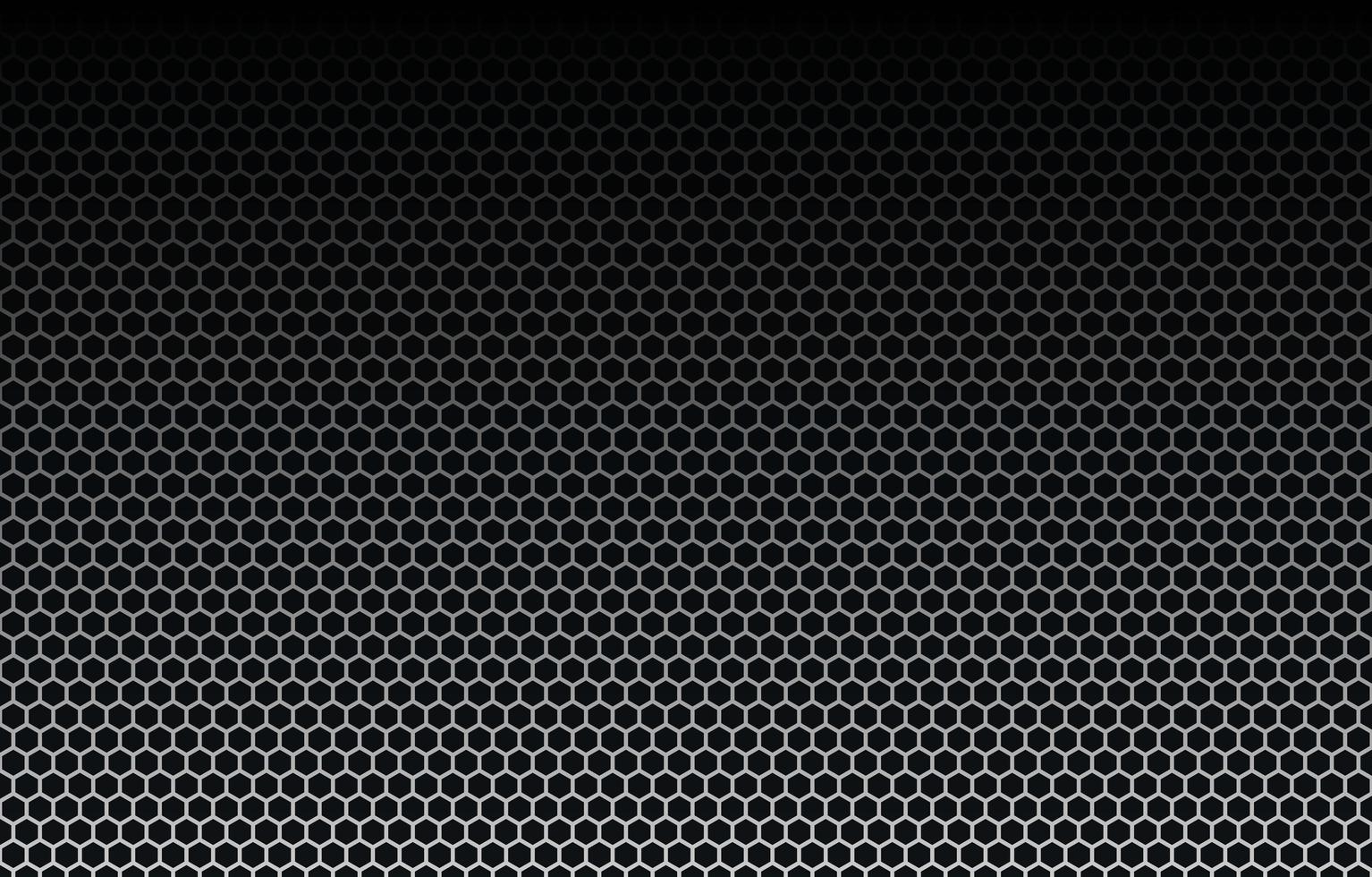 abstract polygonal background with pattern with space for design. Aluminum wire mesh material texture Steel grid with round holes and reflection on black background in diagonal perspective view. photo