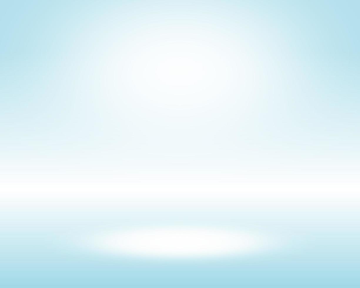 sky blue empty room studio gradient 3D background. White empty room. abstract background. horizontal template for design.  gray backgrounds gradient, room, interior, display. illustration. photo