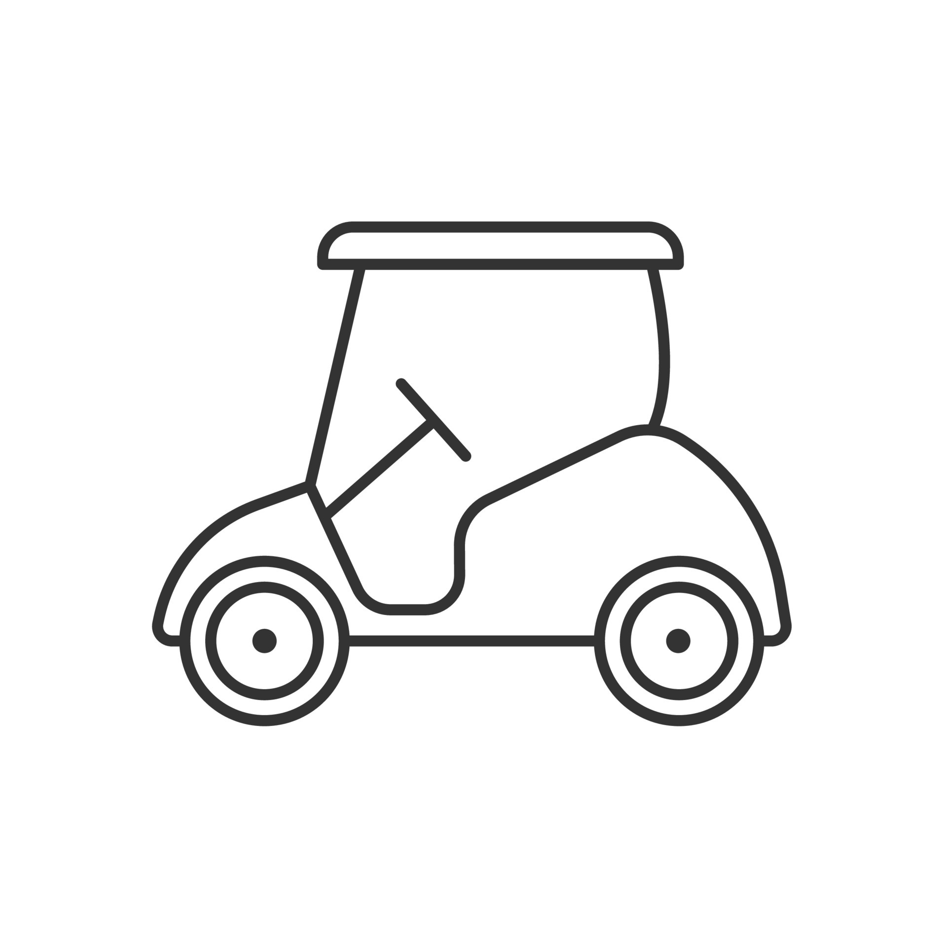Golf Cart Drawing