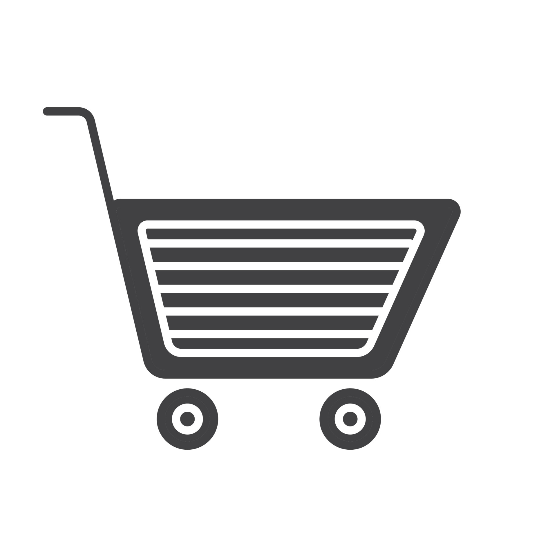 Springboard Colonial Process Shopping cart glyph icon. Silhouette symbol. Add to cart sign. Negative  space. Vector isolated illustration 4458428 Vector Art at Vecteezy