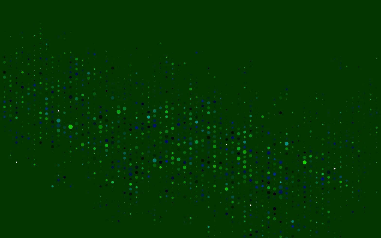 Light Blue, Green vector cover with spots.
