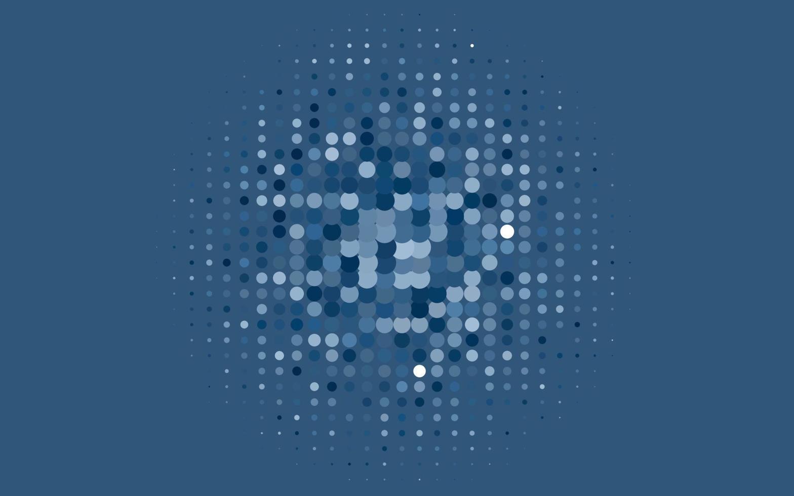 Light BLUE vector cover with spots.