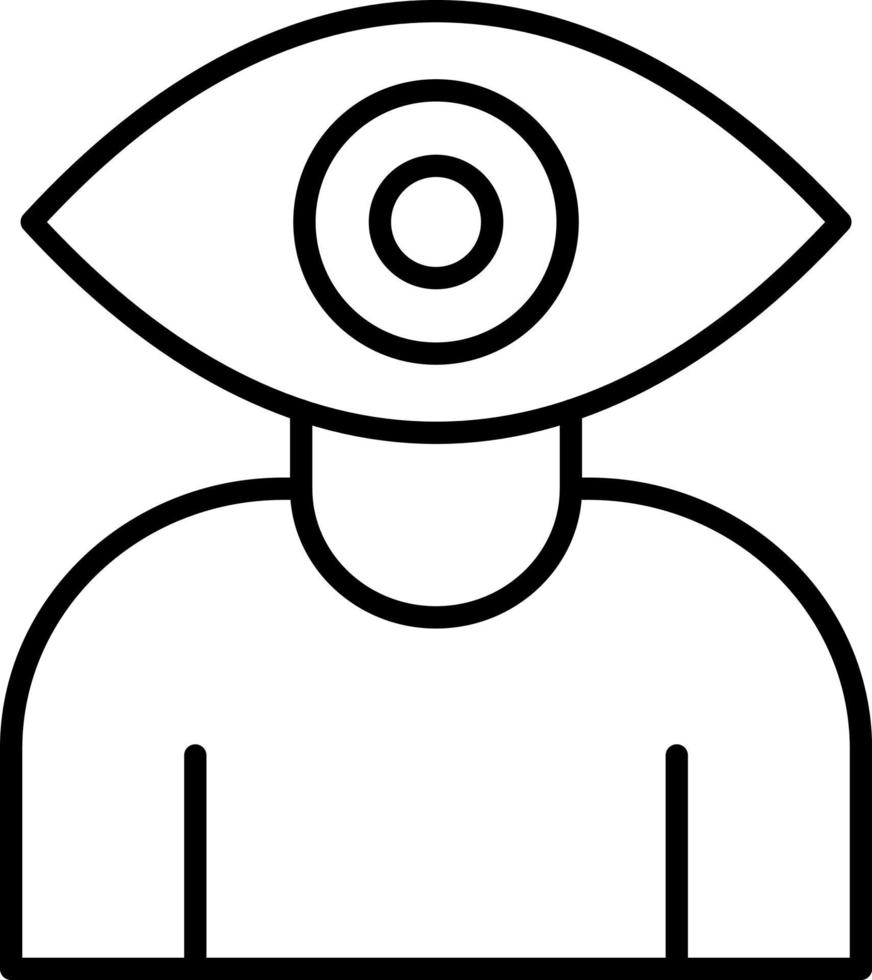 Audience Insight Line Icon vector