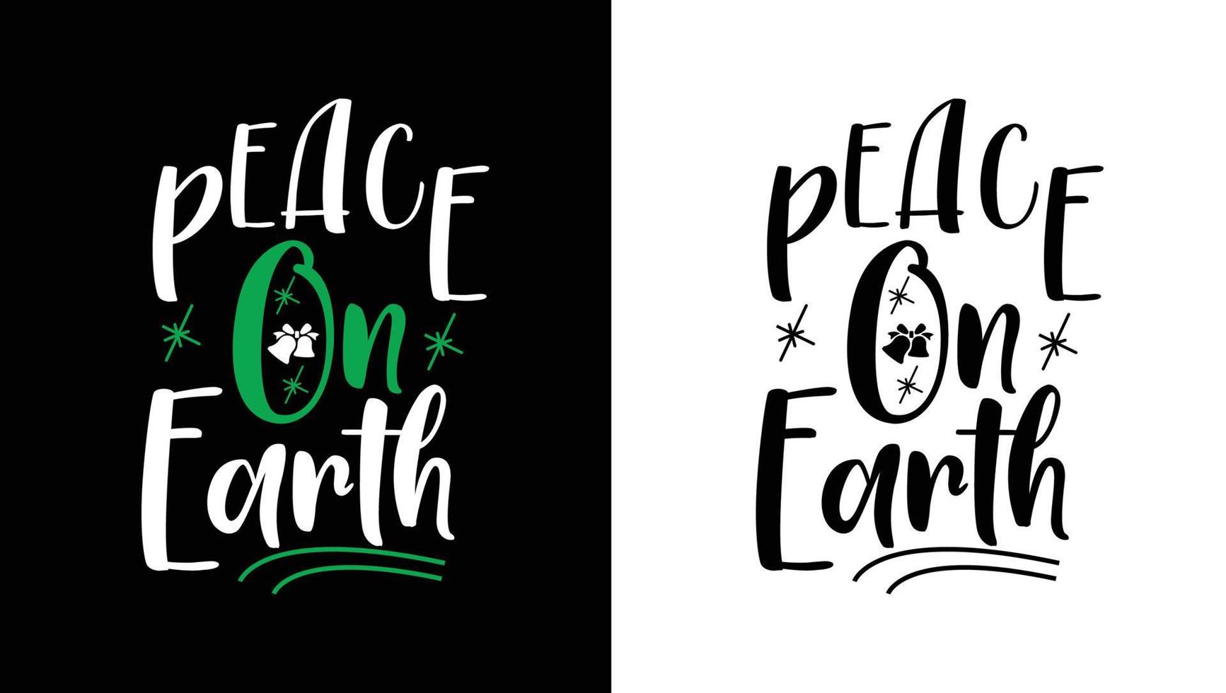 Peace On Earth Design vector