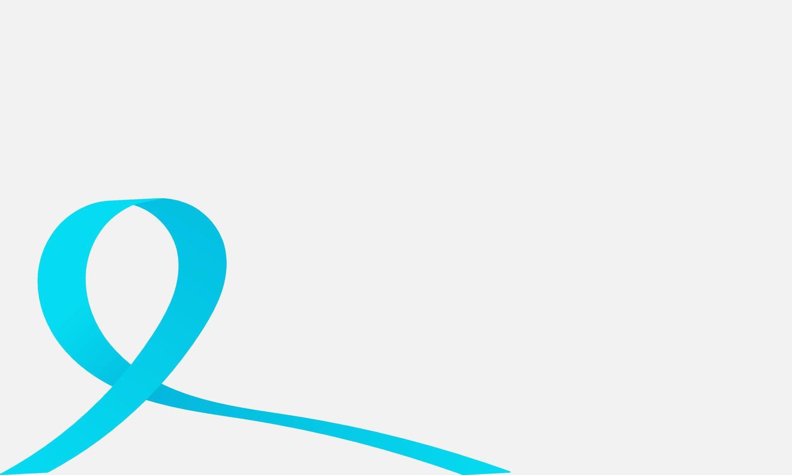 Light blue ribbon. International Men's Day background and Copy space area. Suitable to be placed on content with that theme. vector