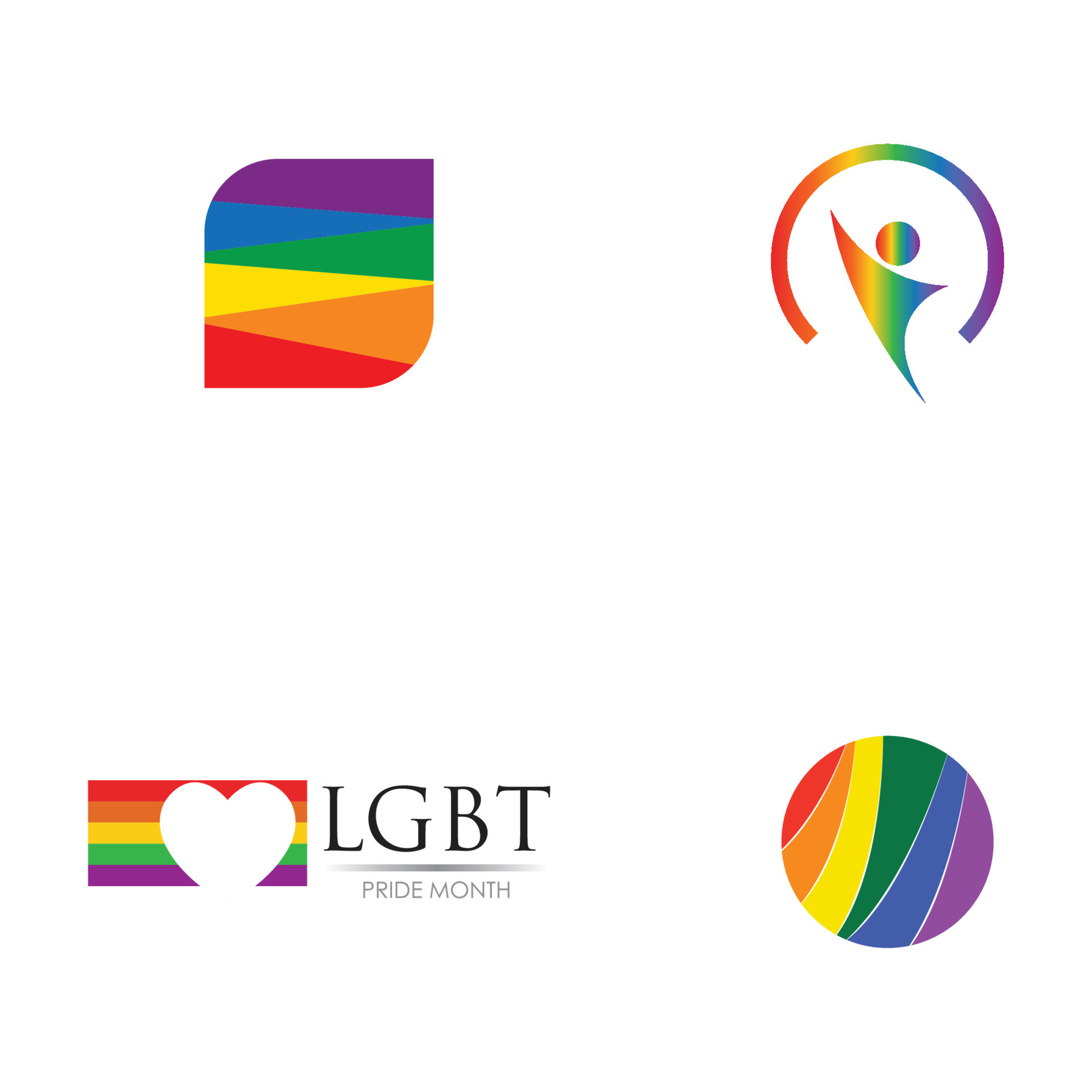 Lgbt Logo Illustration Design 4463248 Vector Art At Vecteezy