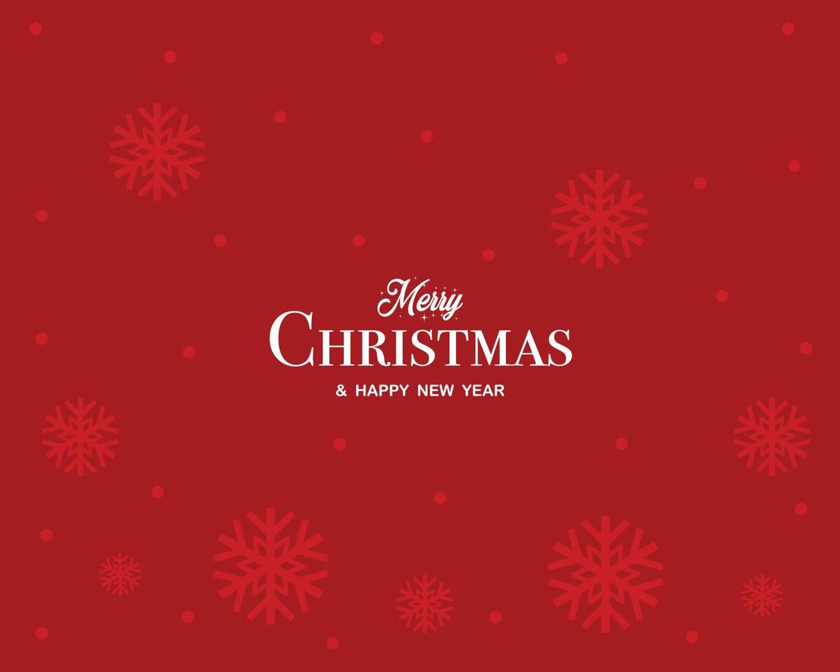 Merry Christmas Happy New Year Background Template vector