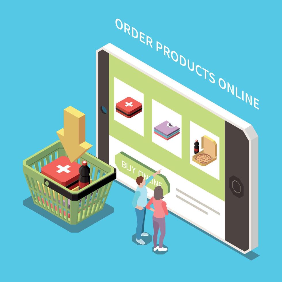 Online Order Concept vector