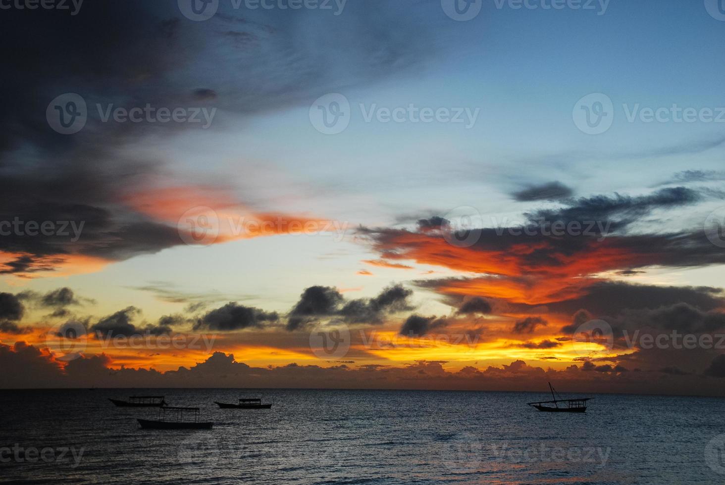 Sunset Skies in Ecuador photo