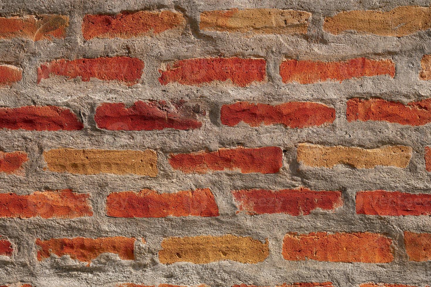 Brickwork on a house photo