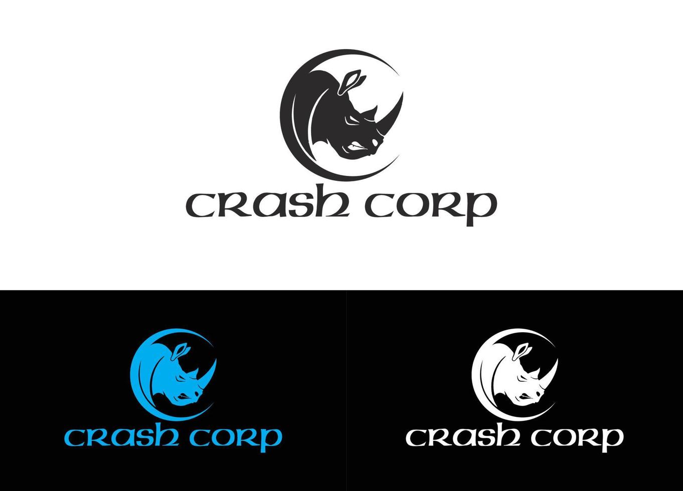 Crash Crop Logo or Icon Design Vector Image Template