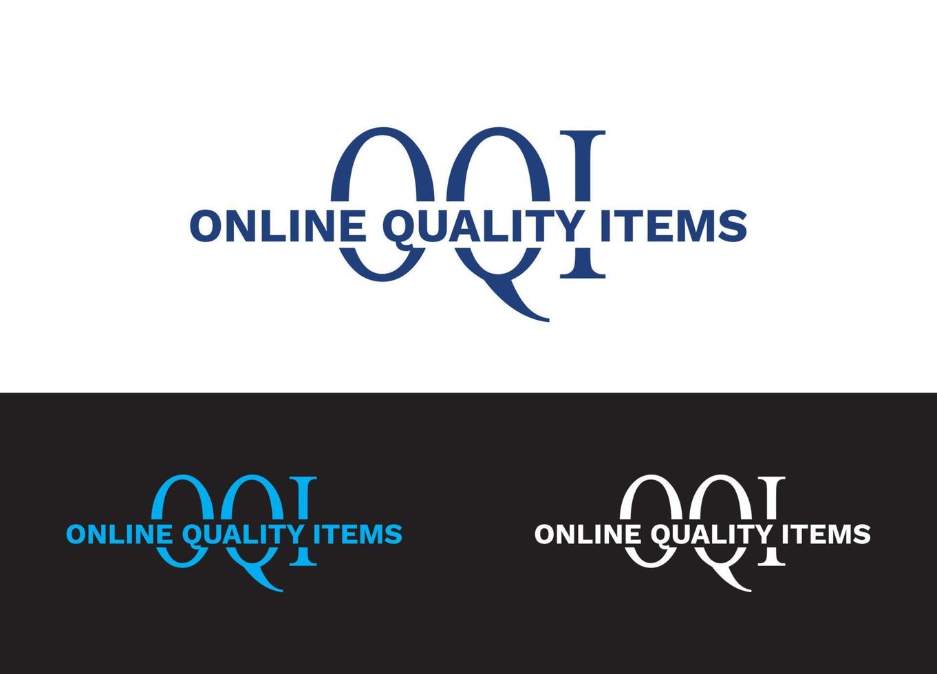 Online Quality Items Logo or Icon Design Vector Image Template