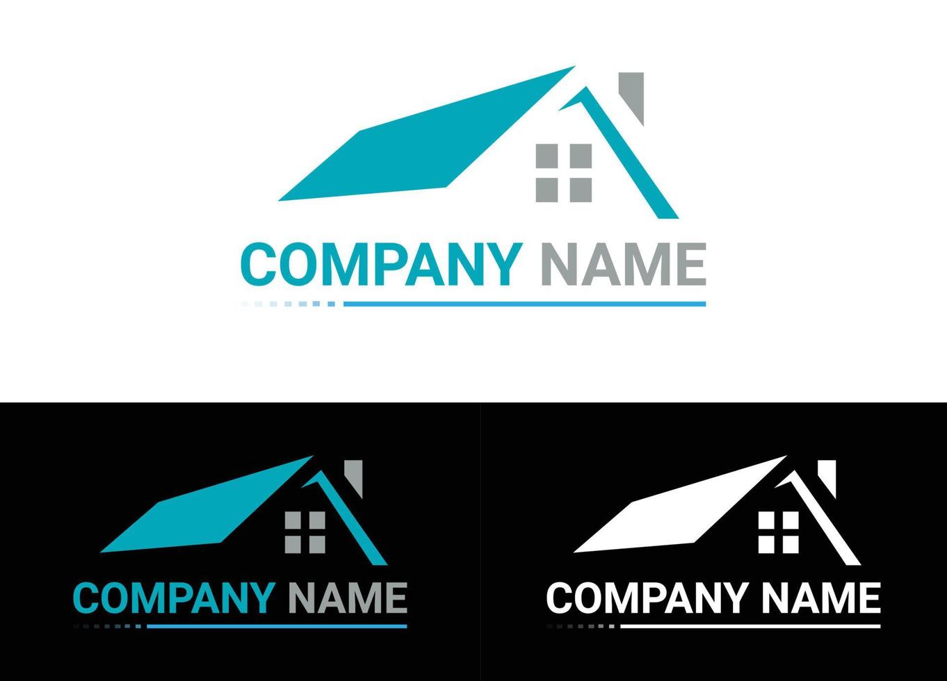 Real Estate Logo or Icon Design Vector Image Template