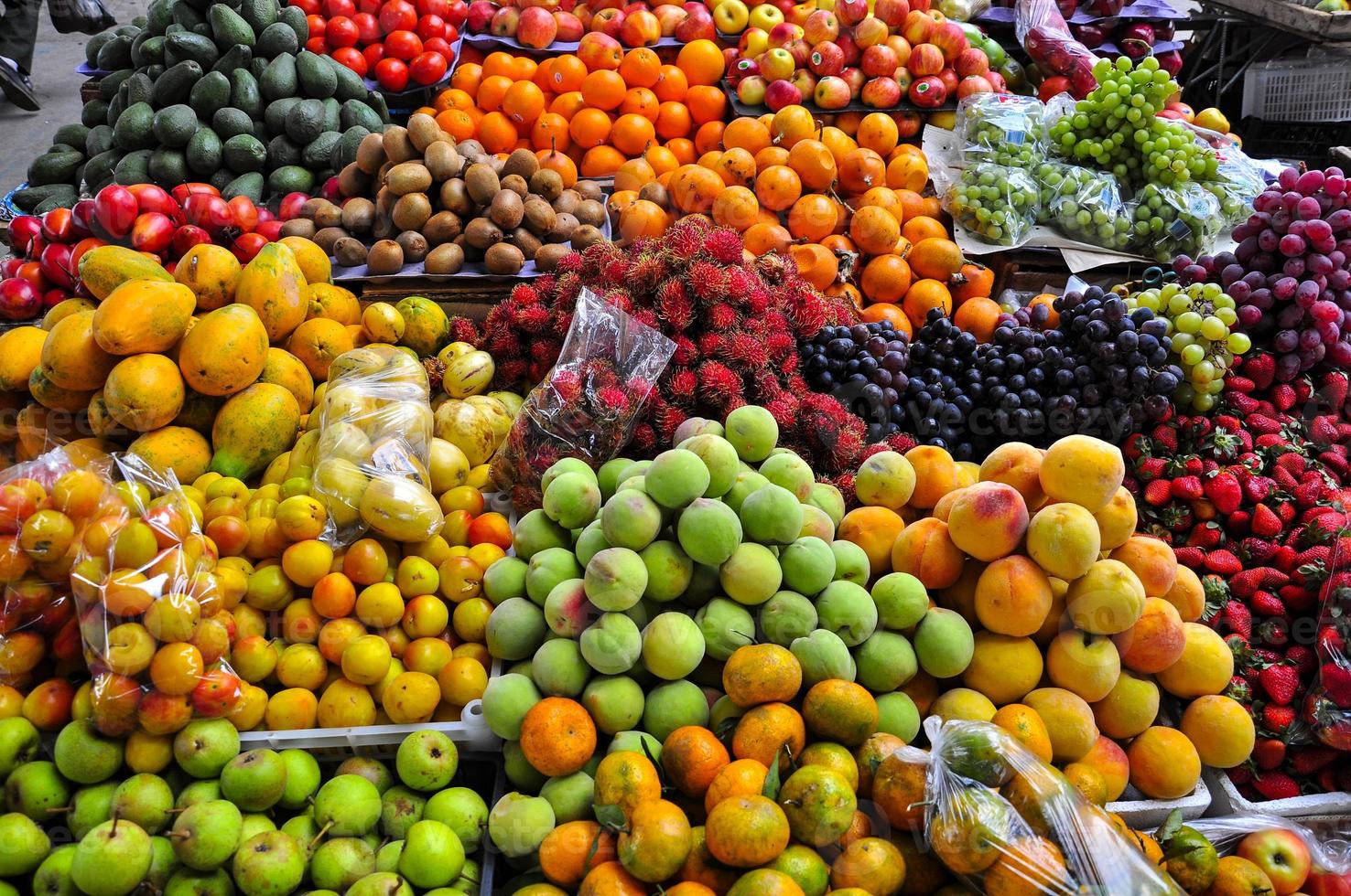 frutas y vegetales foto