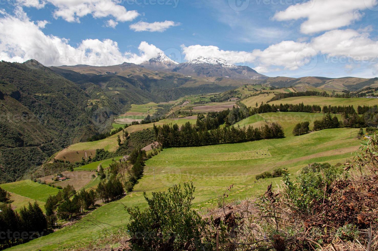 The Ilinizas volcano photo