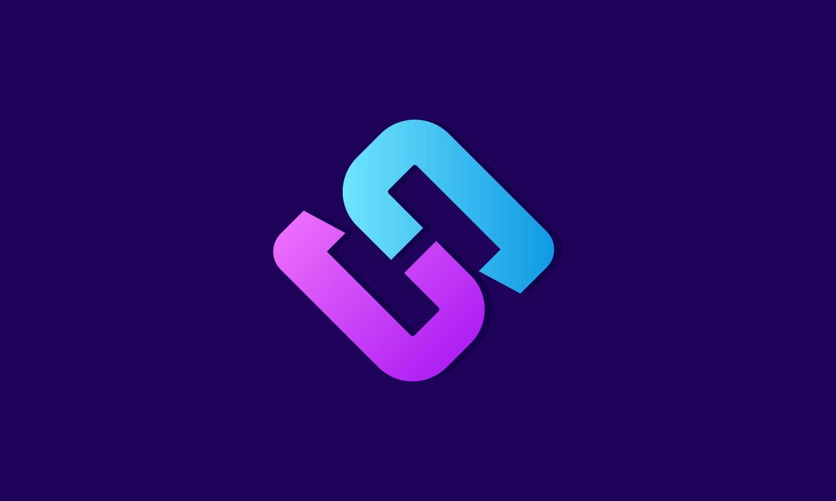 SH logo design, Letter S and H logo . simple and modern logo design . vector illustration