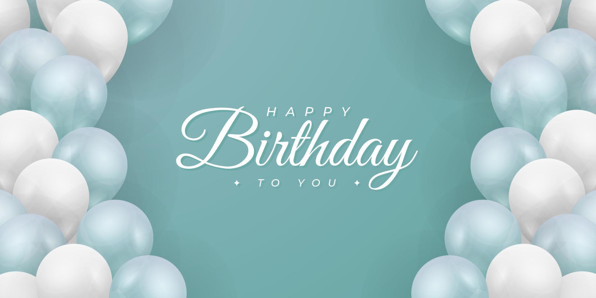 happy birthday background design . clean and simple background for celebrating birthday . happy birthday greeting card . vector