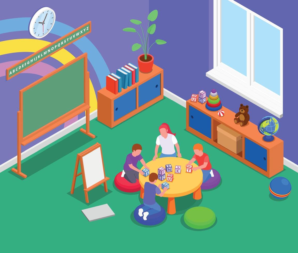 Elementary Education Background vector