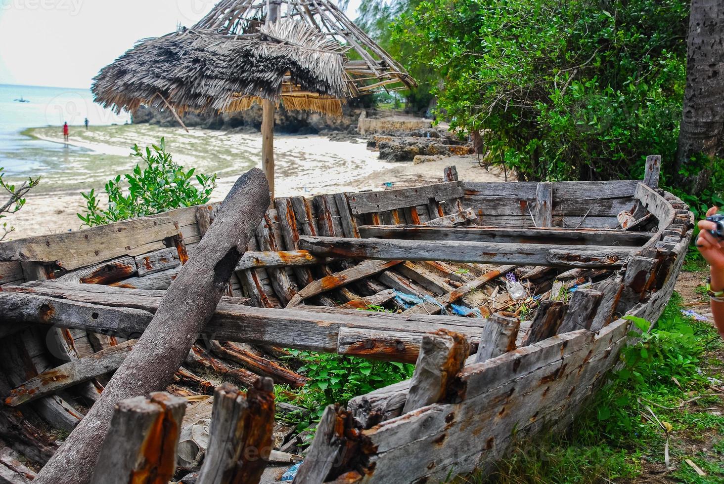 A view of the beach of Zanzabar Island photo