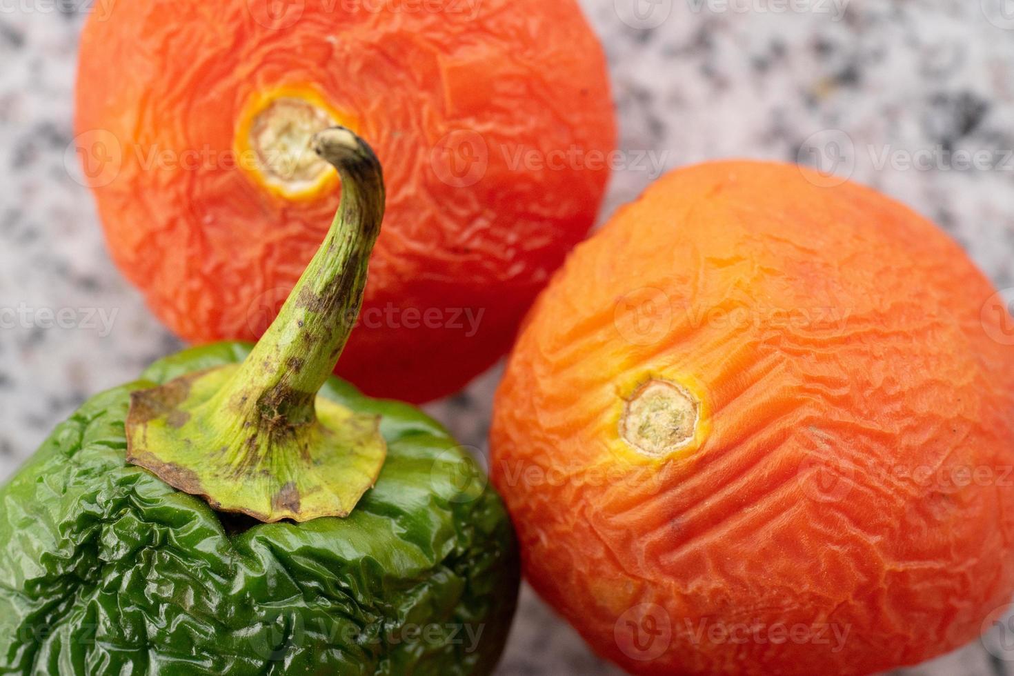 Tomatoes and pepper photo