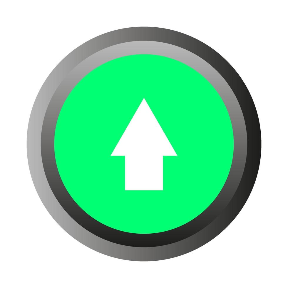 Arrow on white background vector