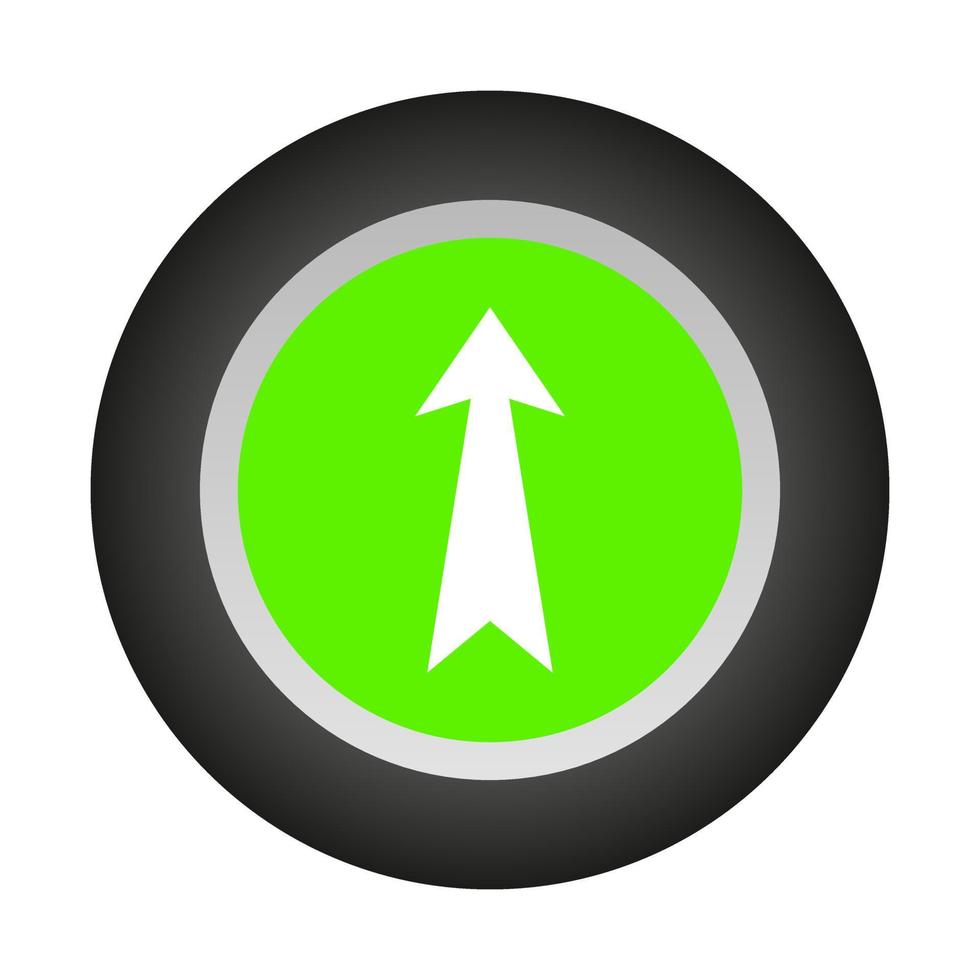 Arrow on white background vector