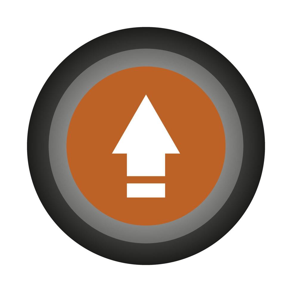 Arrow on white background vector