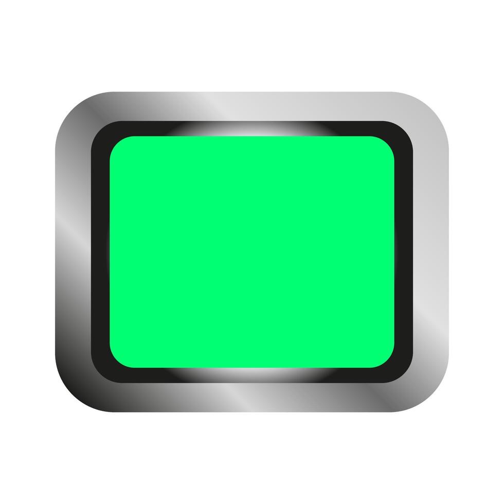 Web button on white background vector