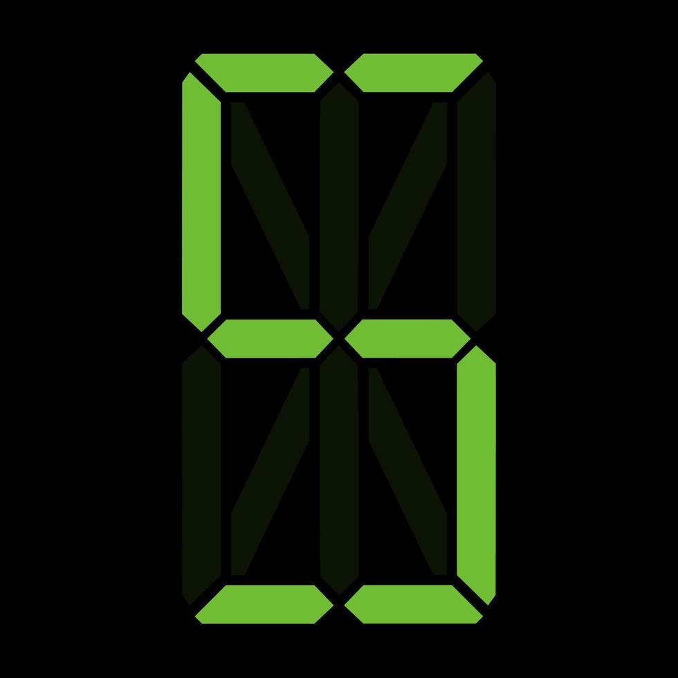 Simple illustration of digital letter or symbol Electronic figure of letter S vector