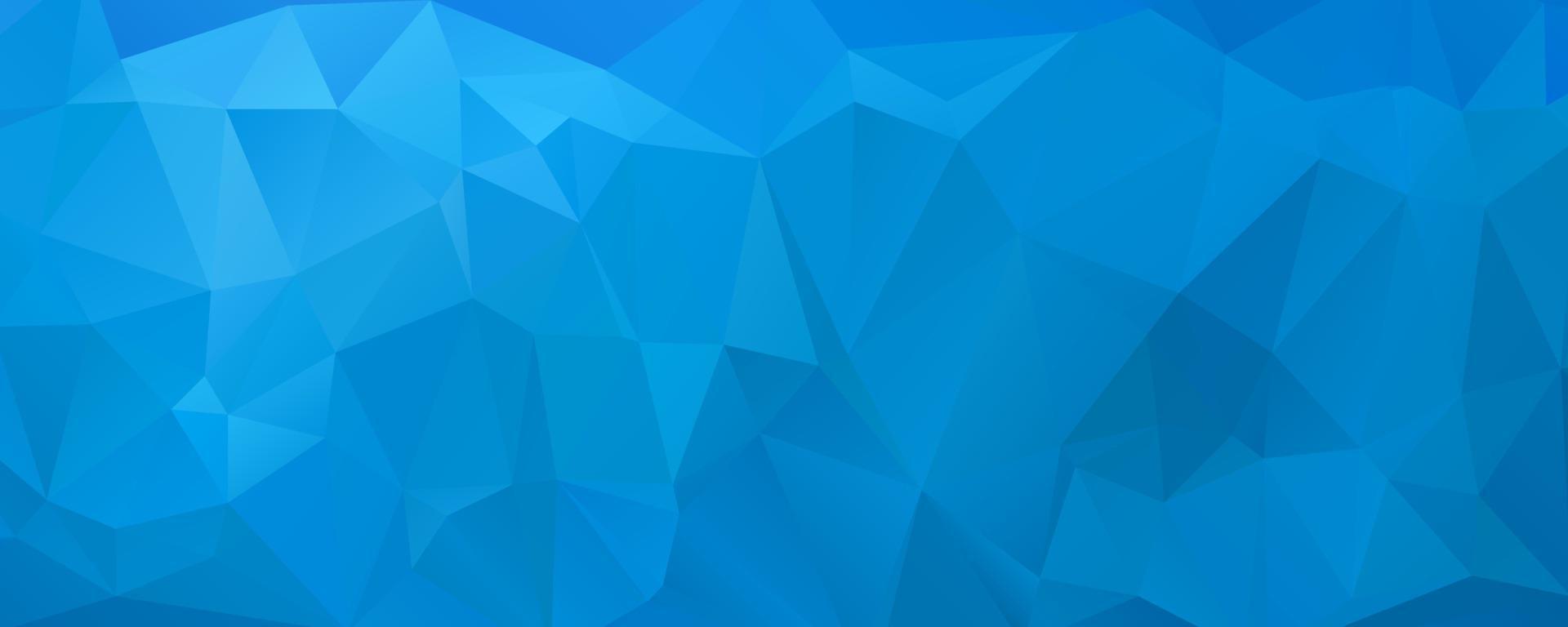 Fondo de mosaico poligonal azul, plantillas de diseño creativo vector