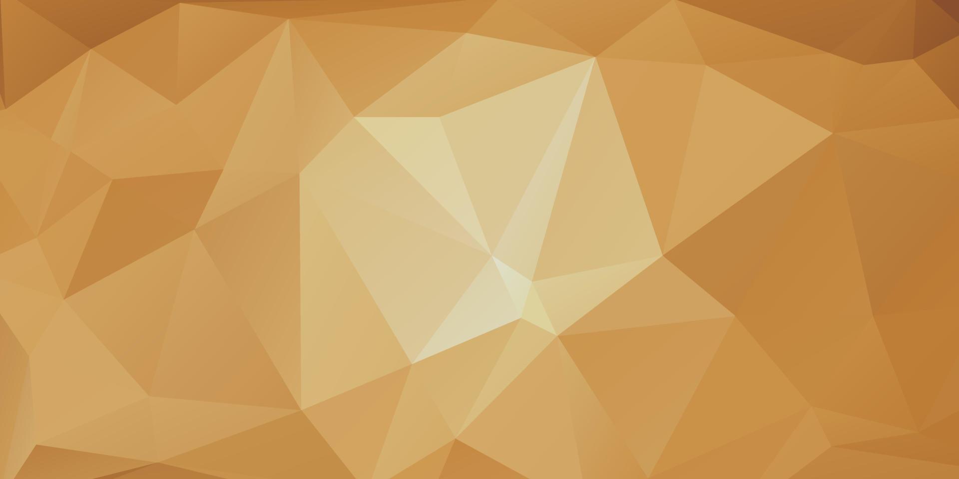 Golden Polygonal Mosaic Background, Creative Design Templates vector