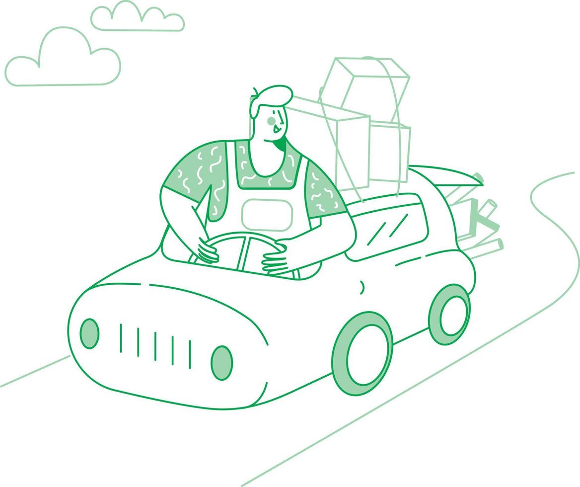 Delivering large order vector